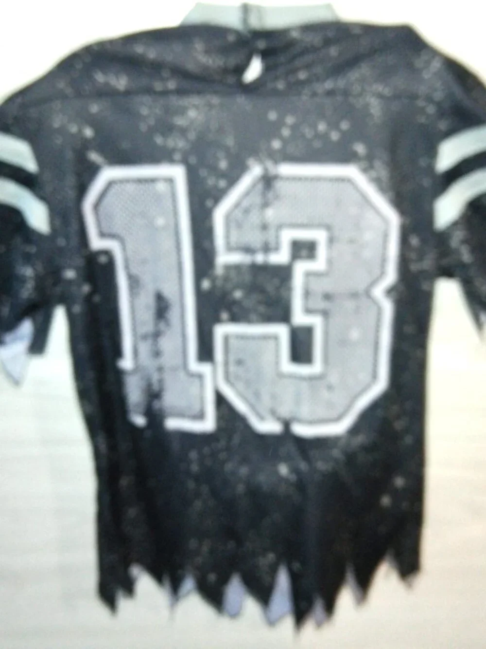 Halloween Costume Zombie Football Player Boy's Size Medium, 3D Football in Chest